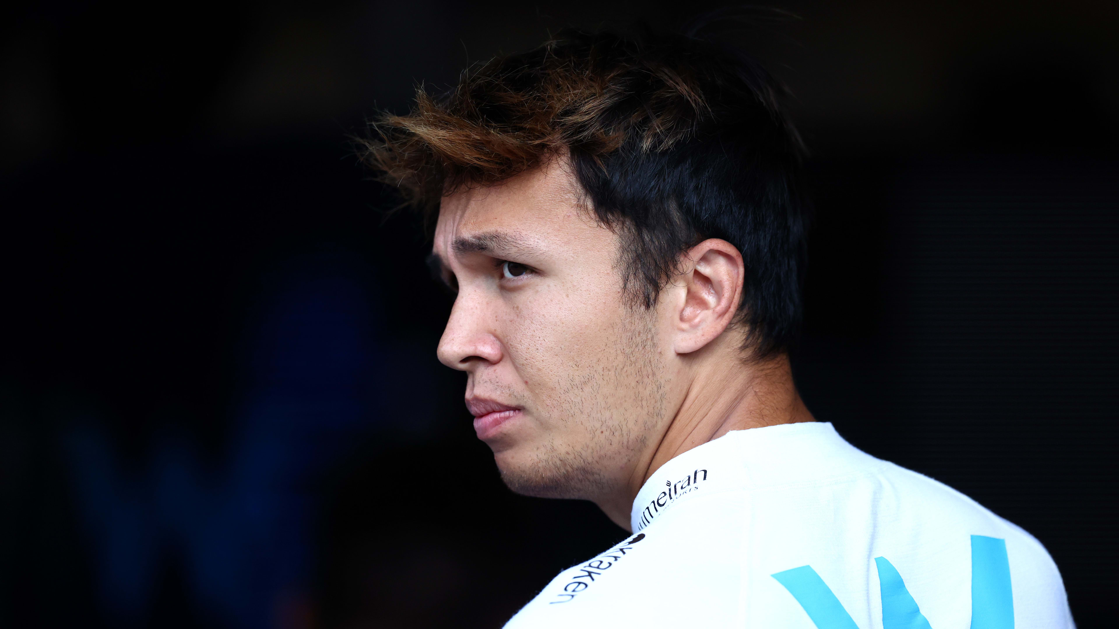 MONZA, ITALY - SEPTEMBER 02: Alexander Albon of Thailand and Williams looks on during qualifying